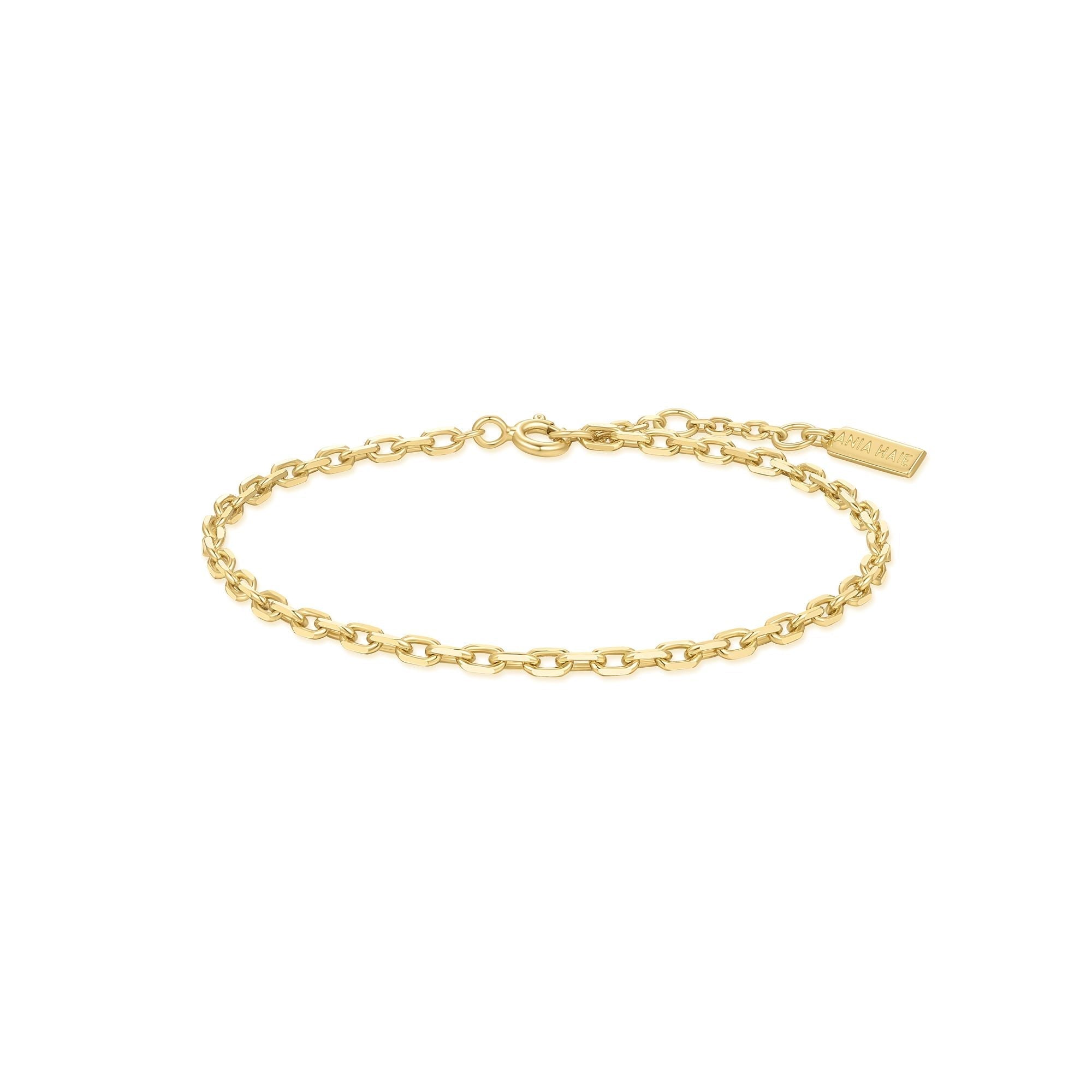Ania Haie Gold Paper Clip Chain Bracelet