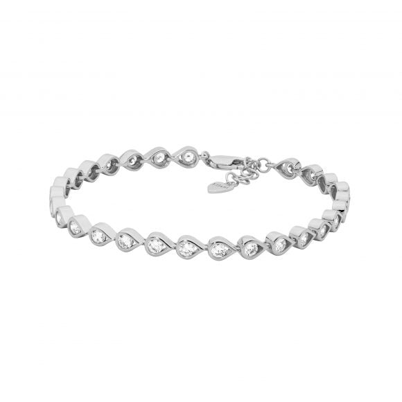 Sterling Silver Cubic Zirconia Bracelet