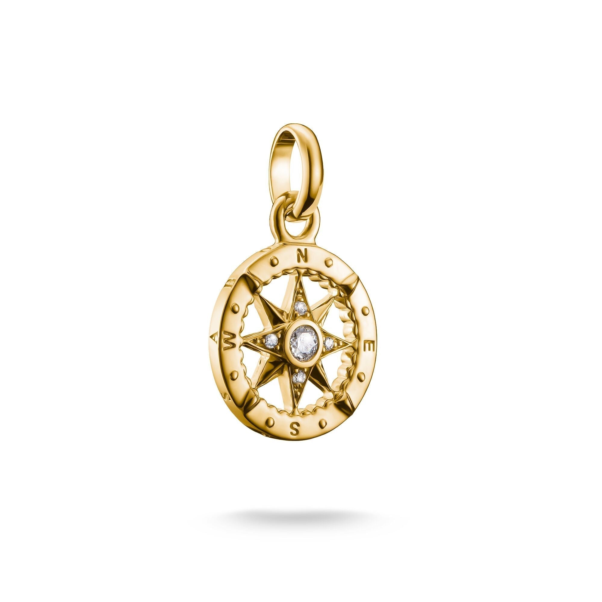 THOMAS SABO Connect Charm compass Gold