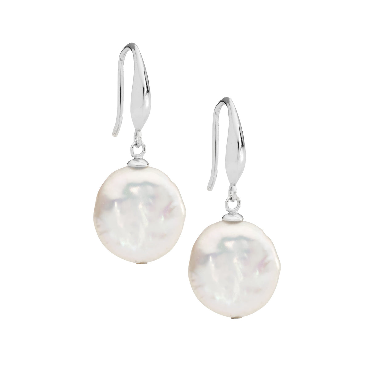 Sterling Silver Pearl Drop Earrings