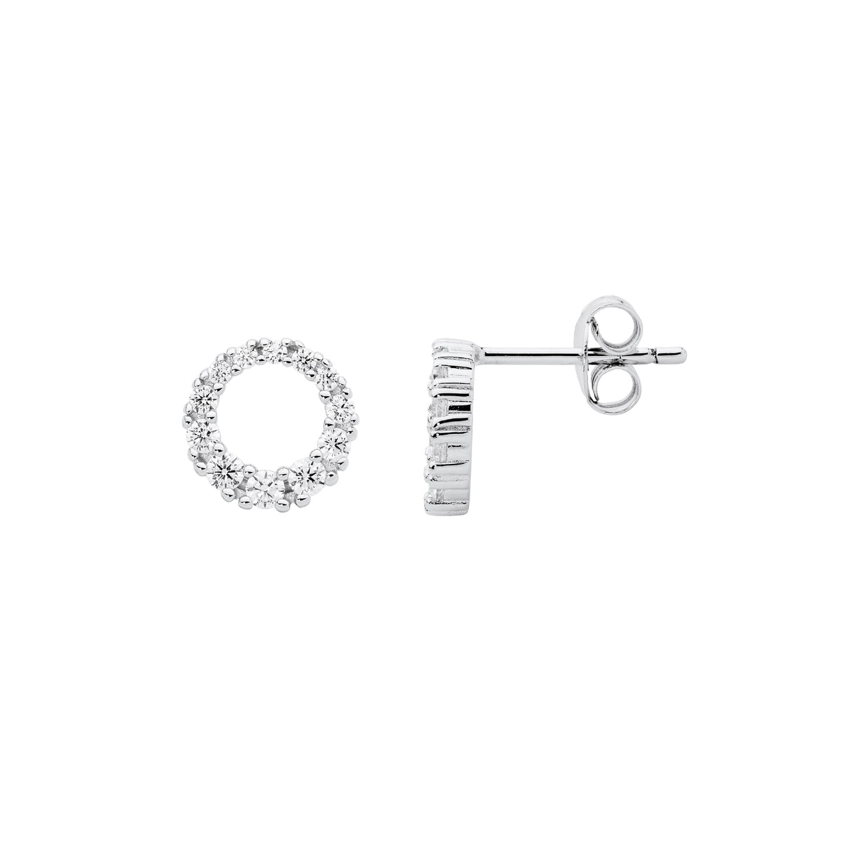 Sterling Silver Cubic Zirconia Earrings