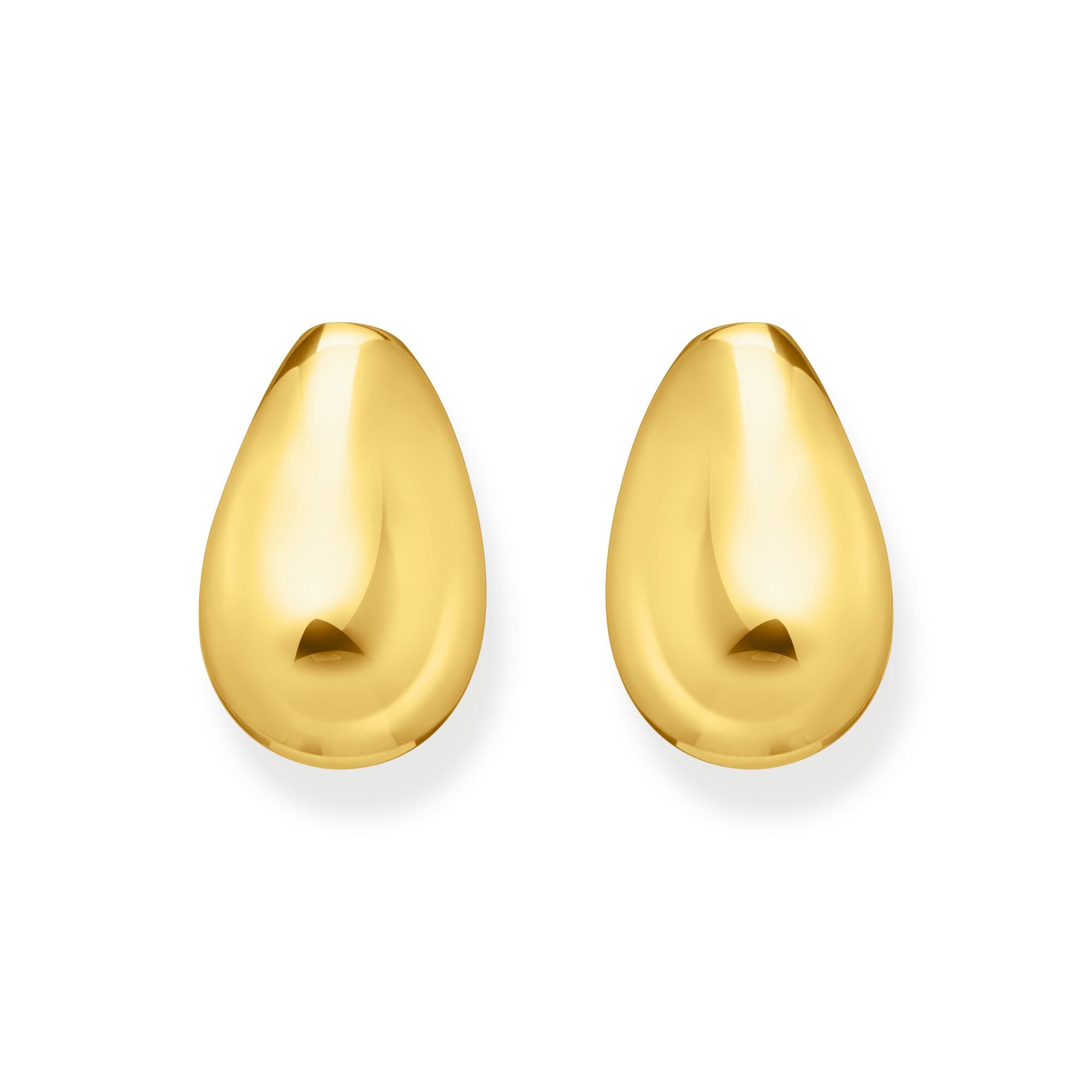 THOMAS SABO Ear studs in drop shape gold