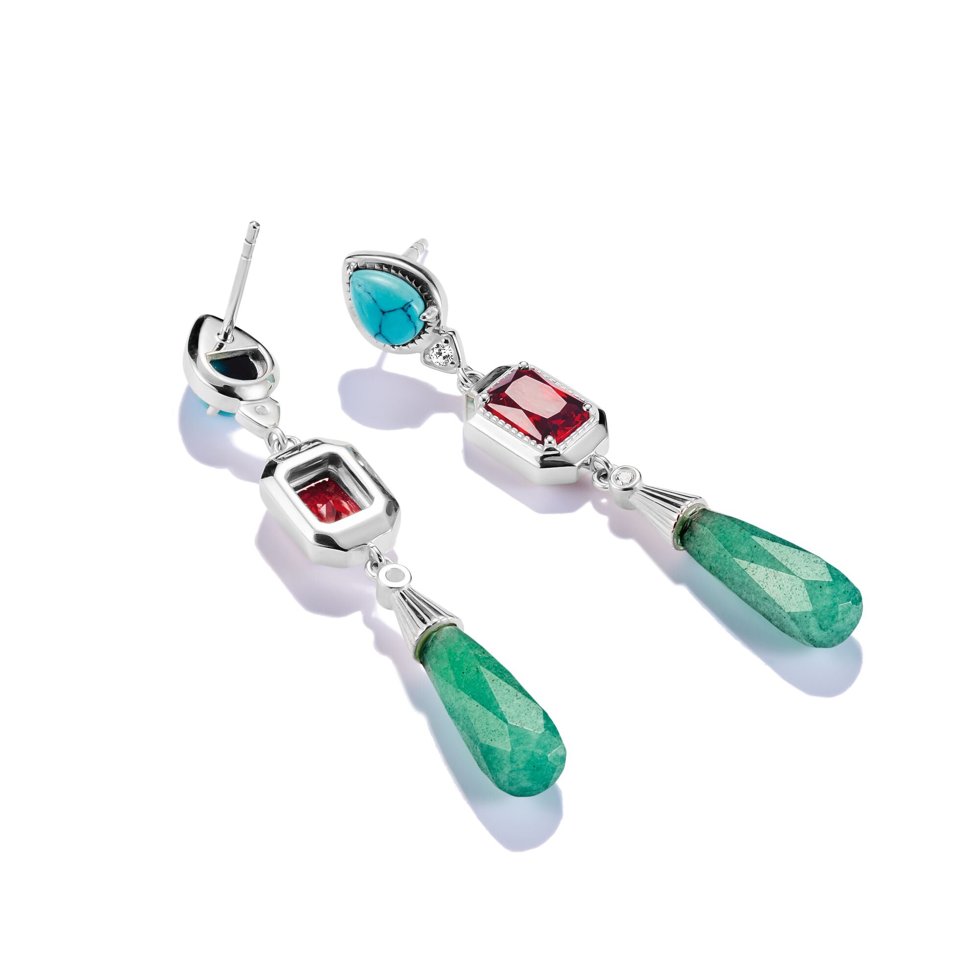 THOMAS SABO Elyndra Earrings with Multicolored Stones