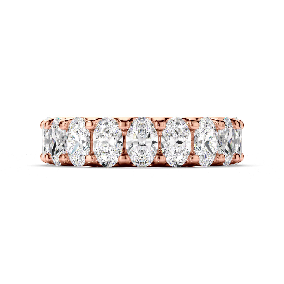 Oval Cut Diamond Eternity Ring