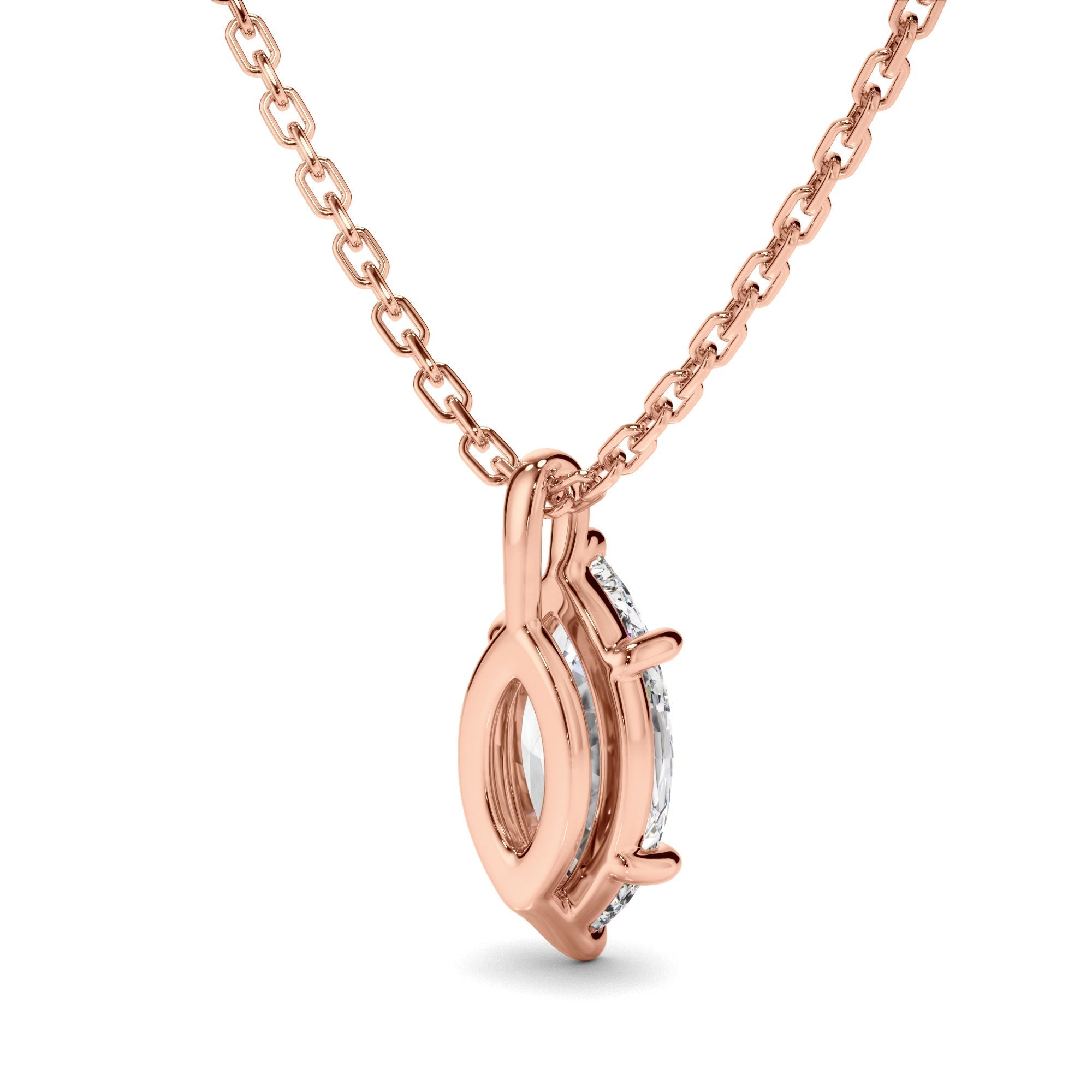 Marquise Cut Diamond Pendant
