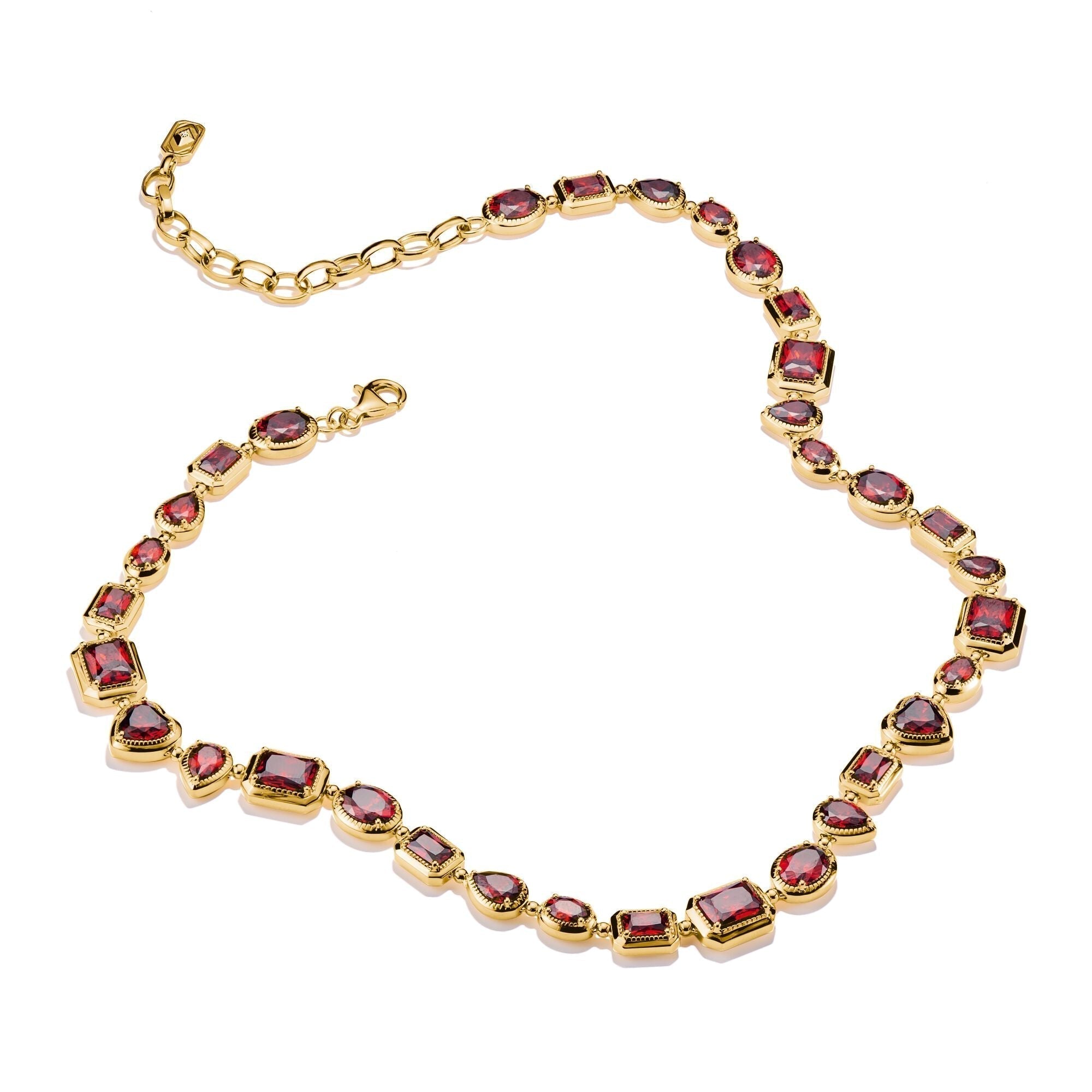 THOMAS SABO Elyndra Necklace with Red Stones
