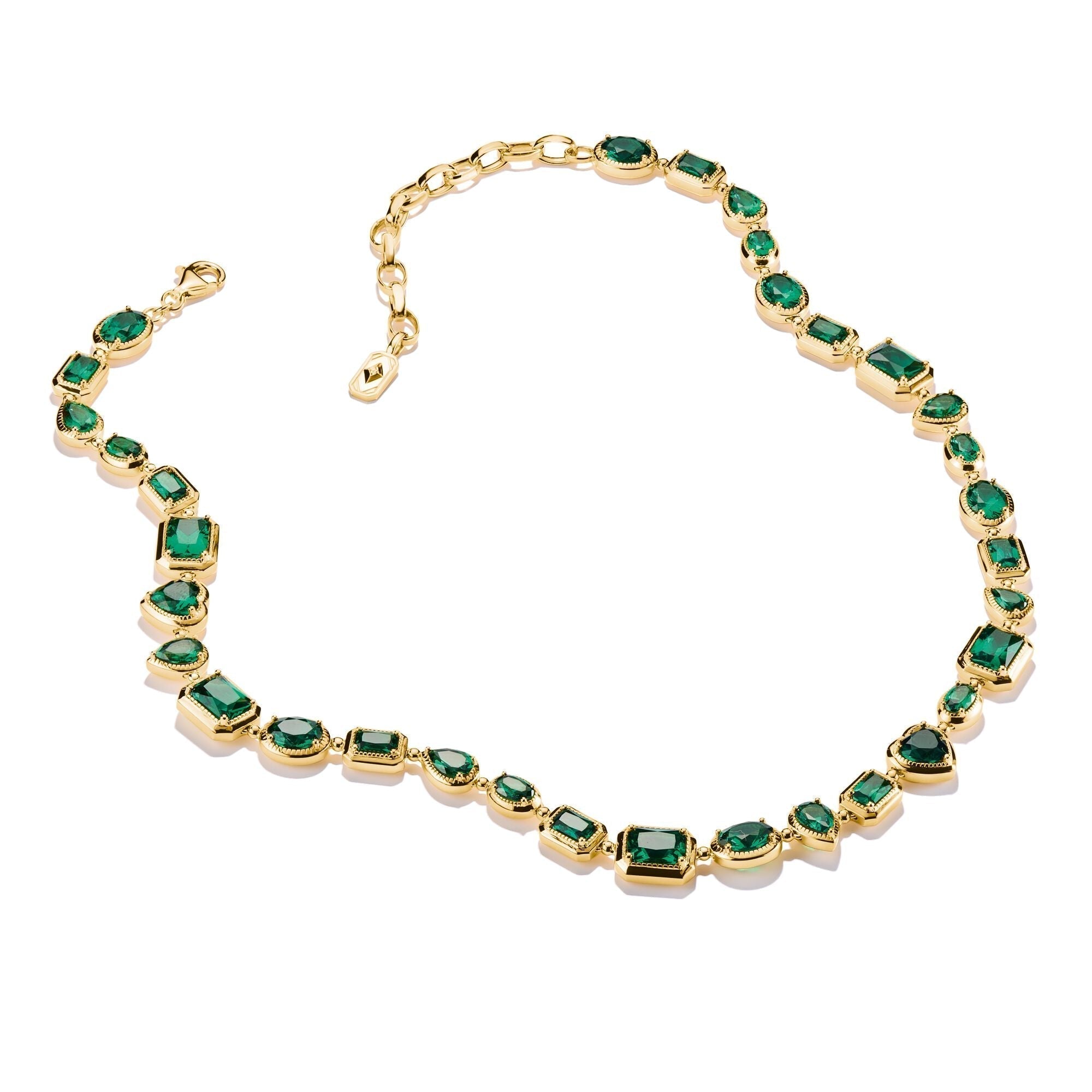 THOMAS SABO Elyndra Necklace with Green Stones