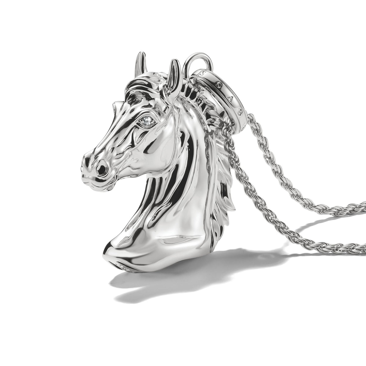 THOMAS SABO Horse Head Necklace with Zirconia