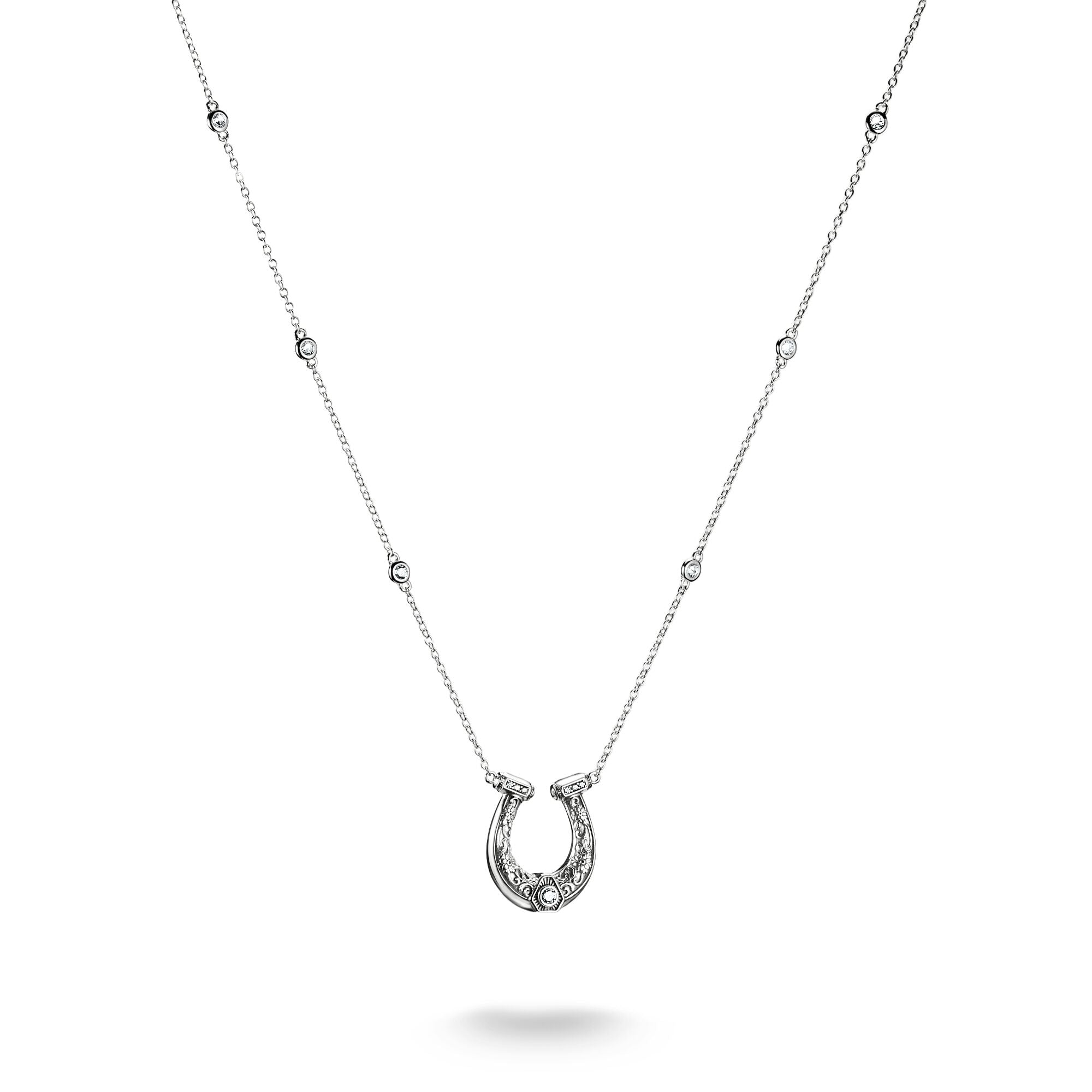THOMAS SABO Horseshoe Necklace with Zirconia