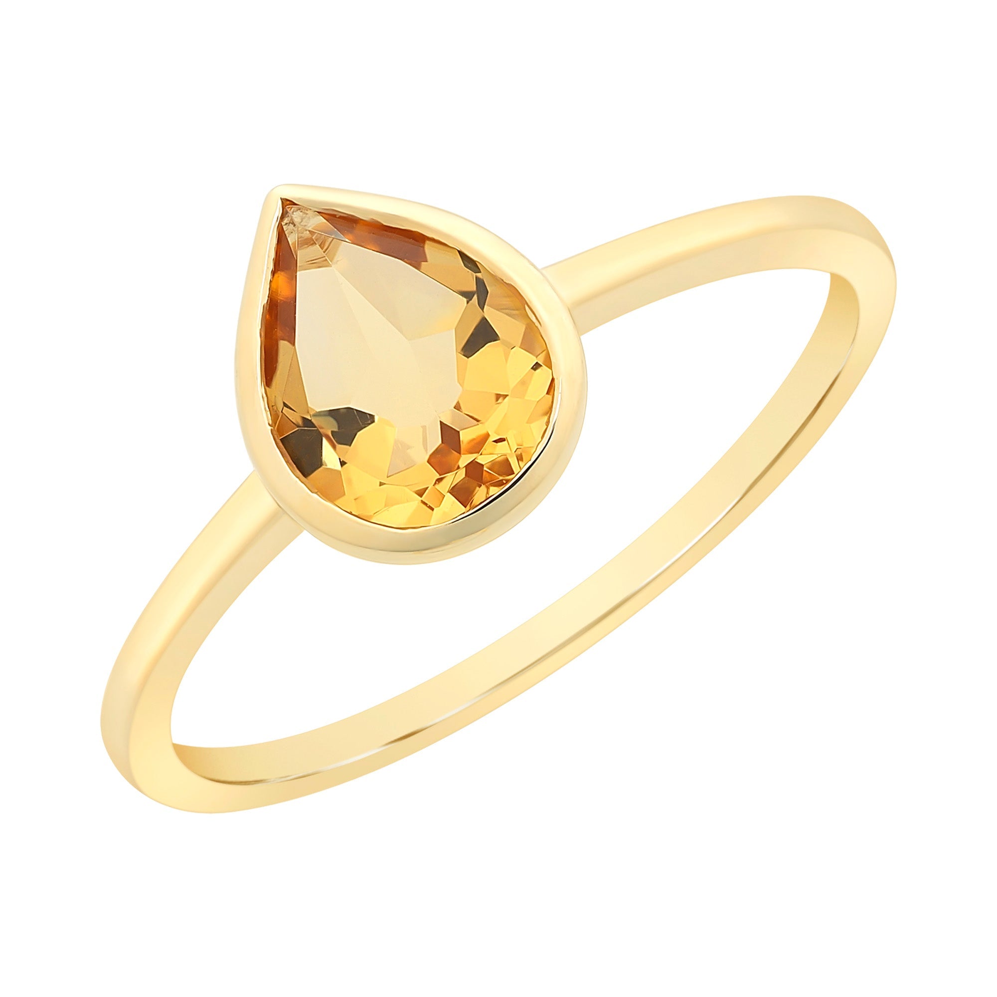 9ct Gold Citrine Ring