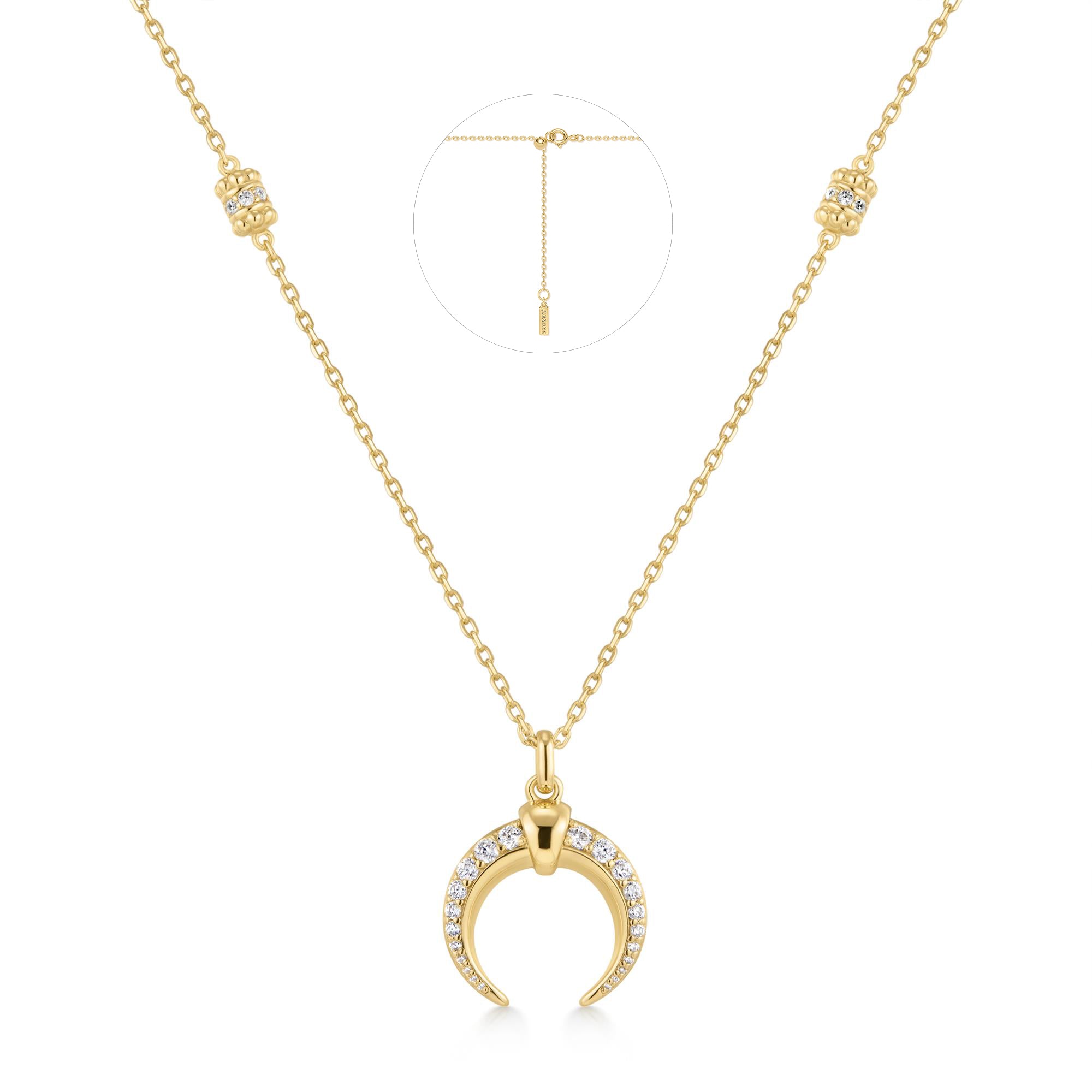 Ania Haie Gold Reversible Horn Necklace