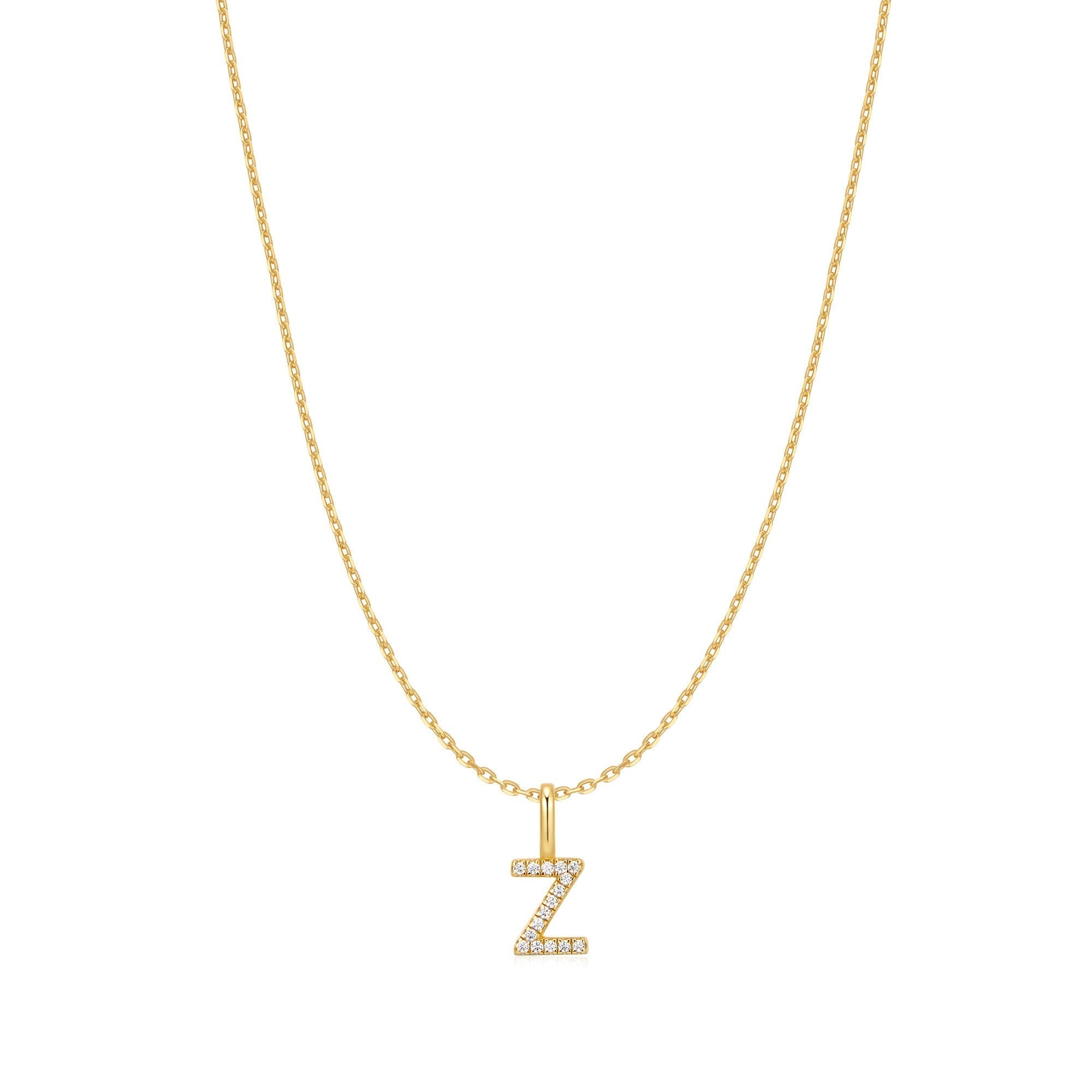 Ania Haie Gold Letter Z Initial Necklace