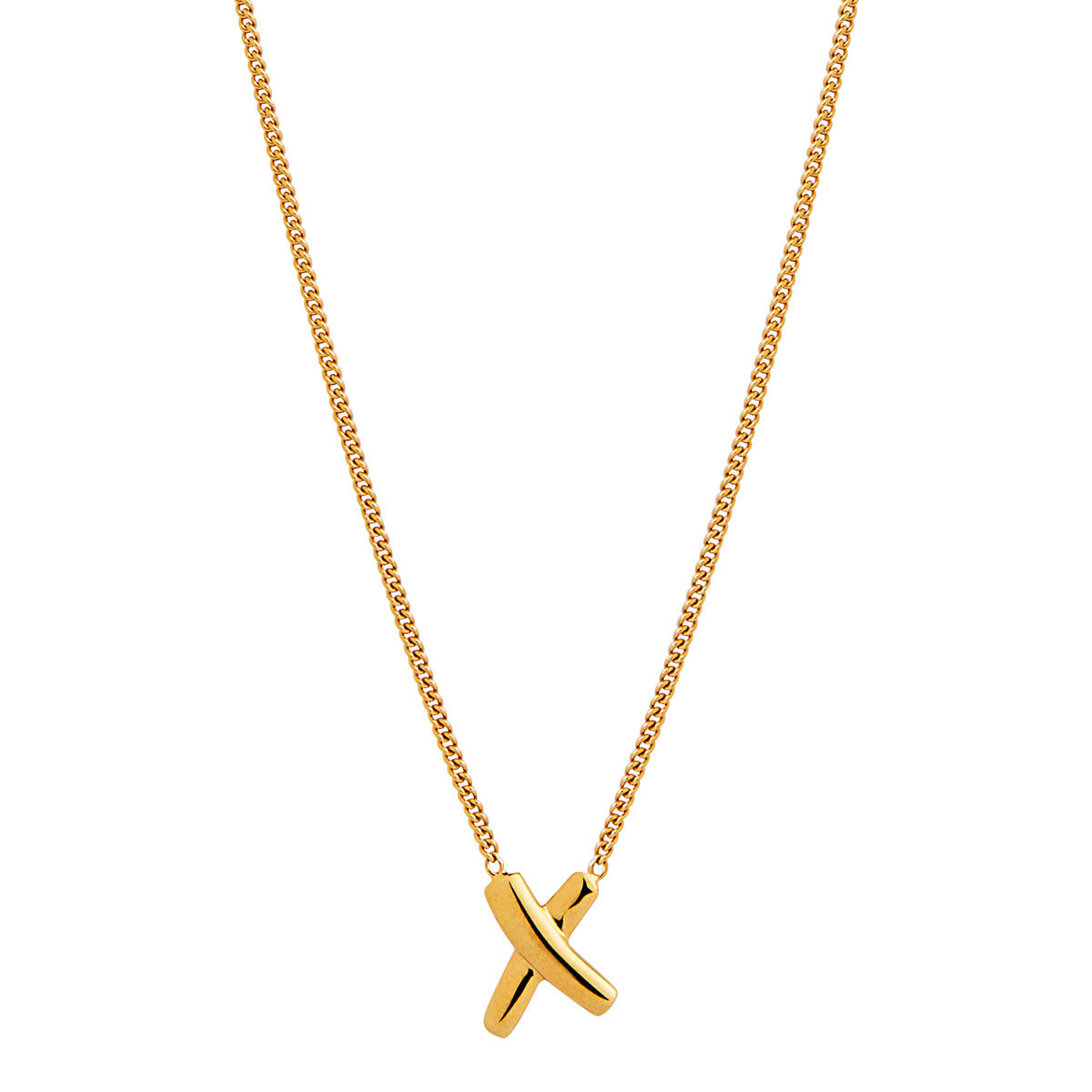 NAJO Bisous Yellow Gold Necklace (45cm+ext)