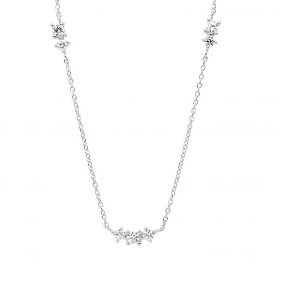 Sterling Silver Cubic Zirconia Necklet