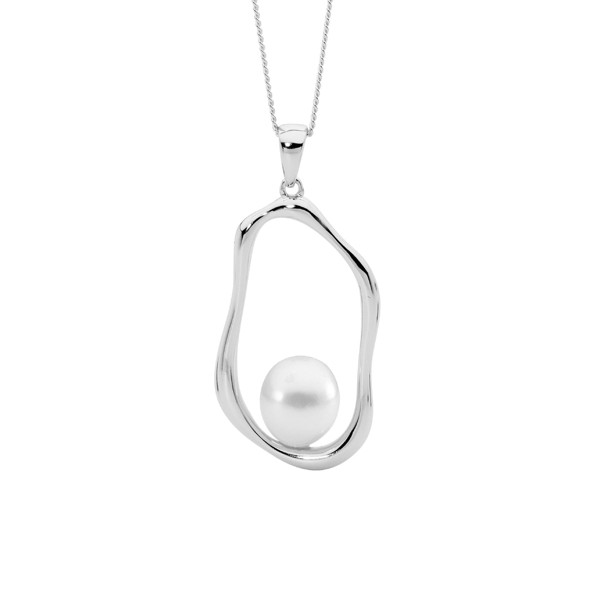 Sterling Silver Pearl Pendant