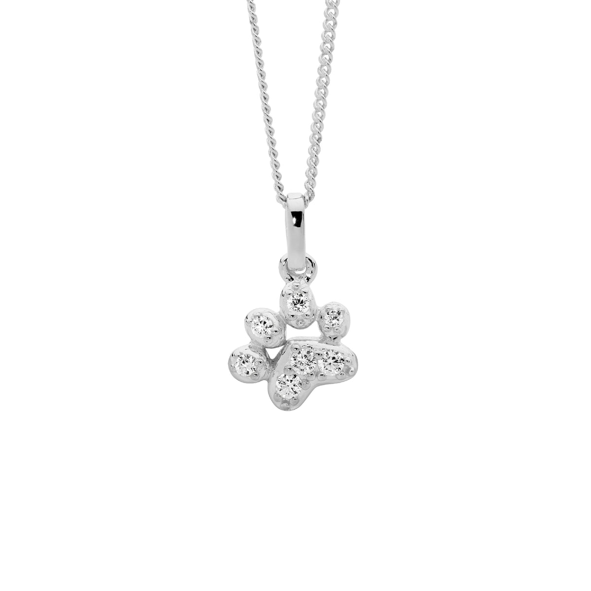 Sterling Silver Cubic Zirconia Pendant