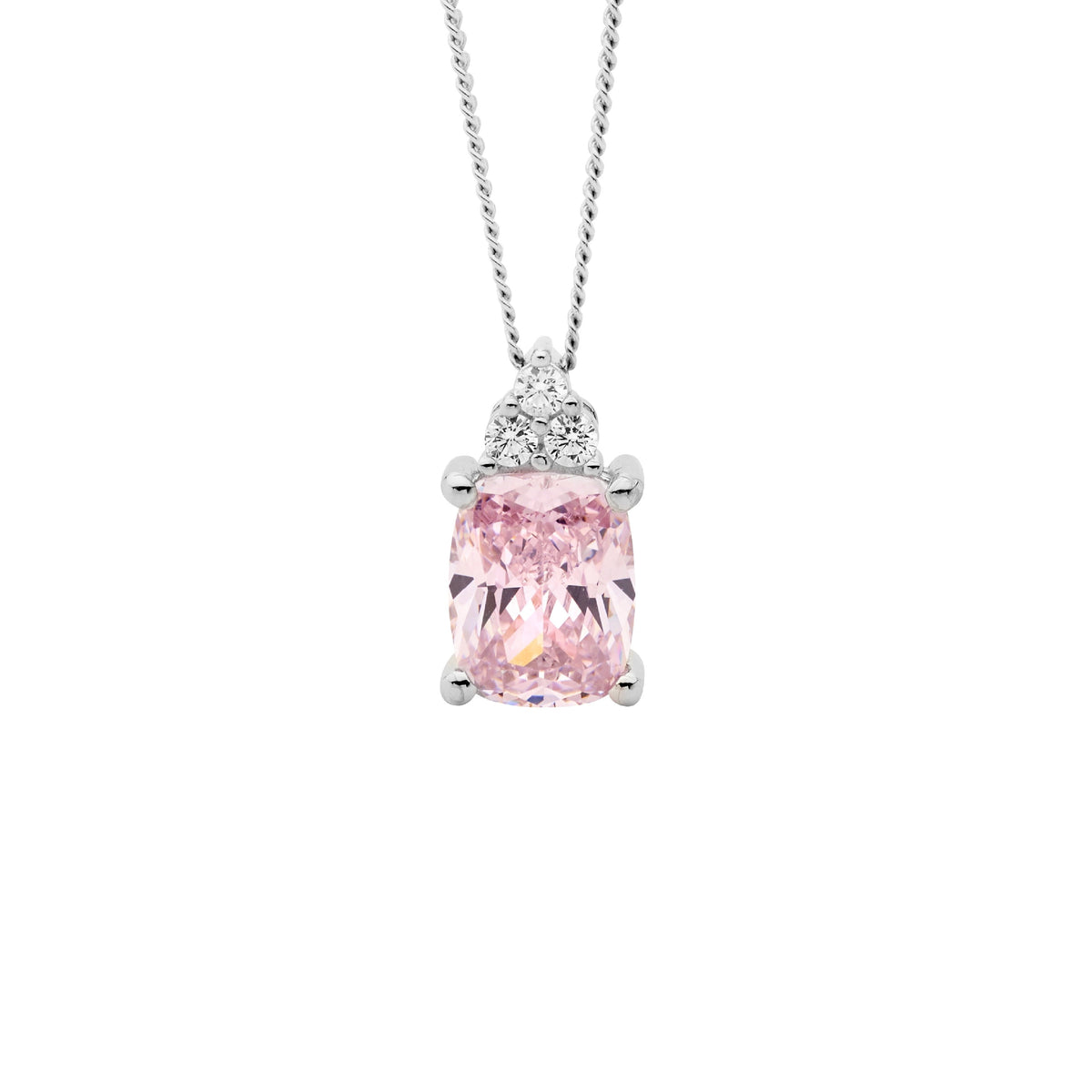 Sterling Silver Cubic Zirconia Pendant
