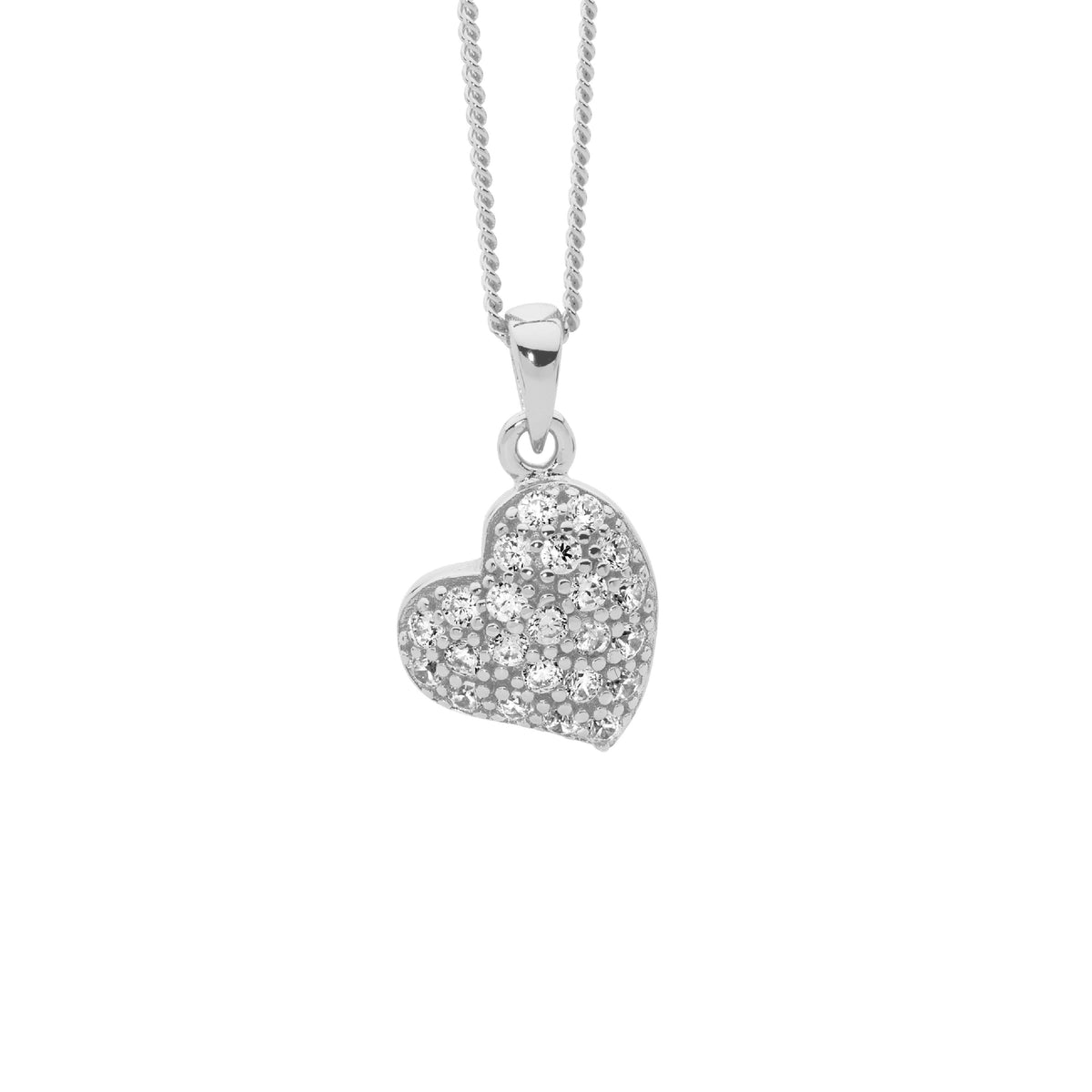 Sterling Silver Cubic Zirconia Pendant
