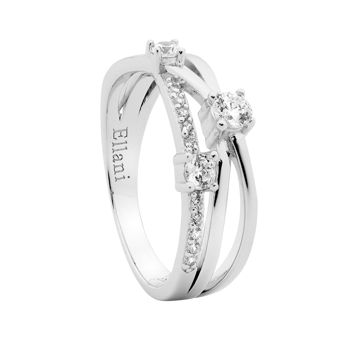 Sterling Silver Cubic Zirconia Ring