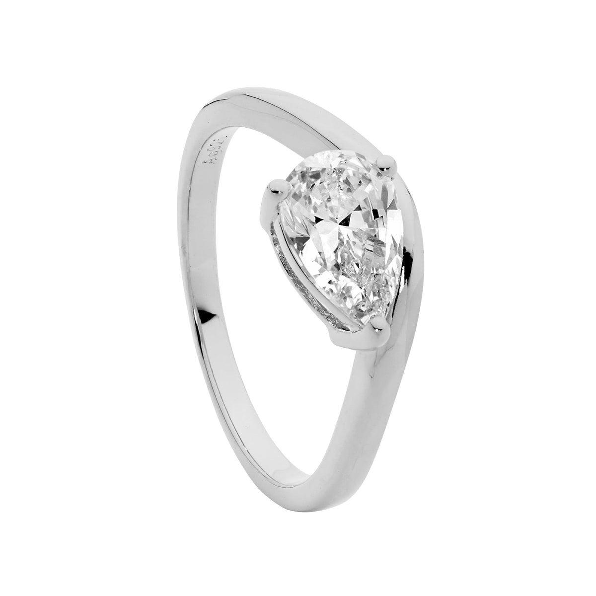 Sterling Silver Cubic Zirconia Ring