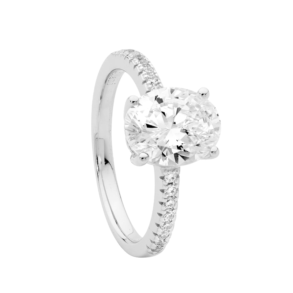 Sterling Silver Cubic Zirconia Ring