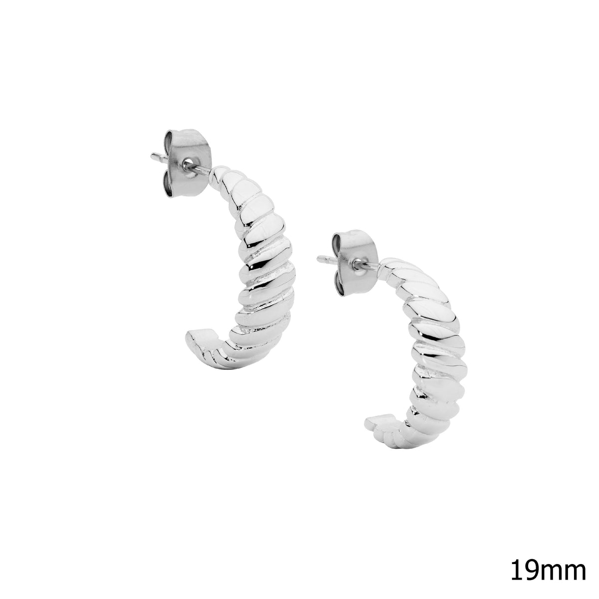 Stainless Steel Hoop Earrings