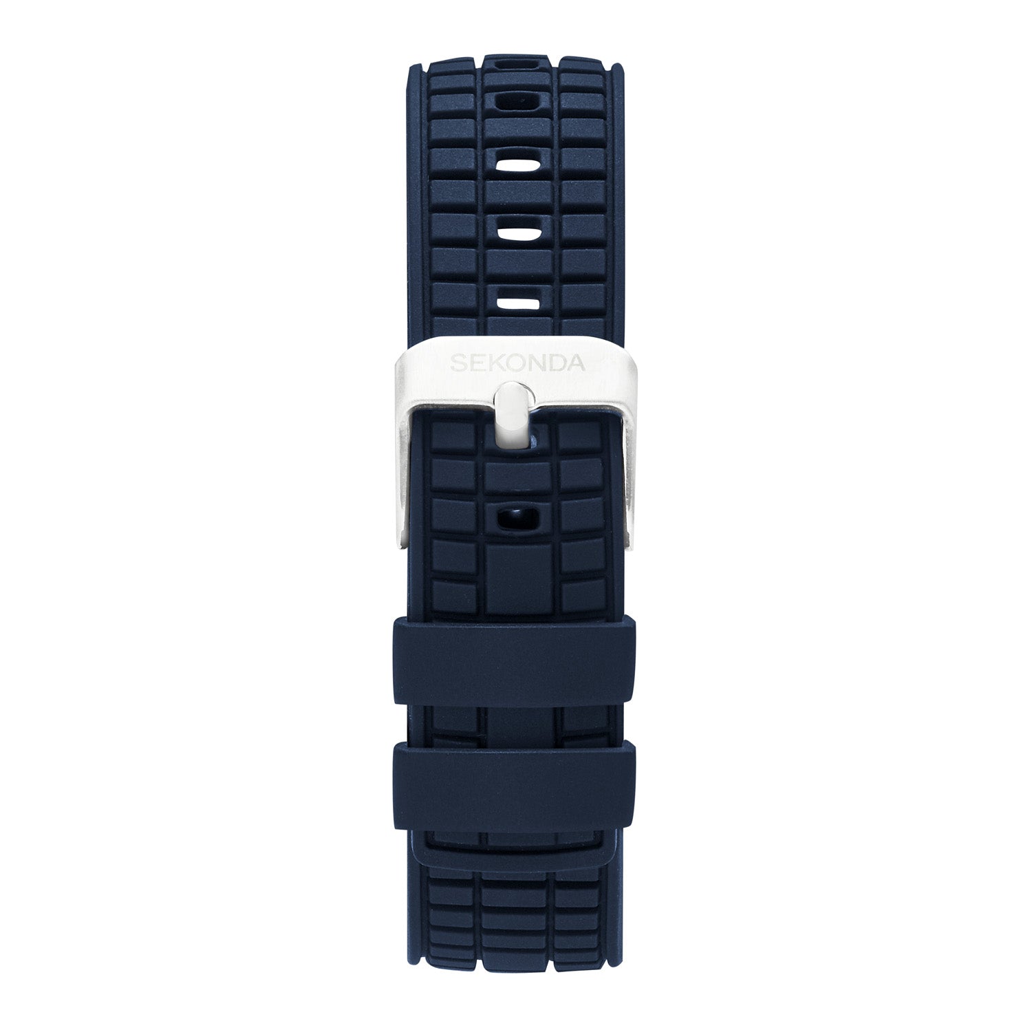 Sekonda Mens Octaire Blue Dial Blue Rubber 40mm Watch