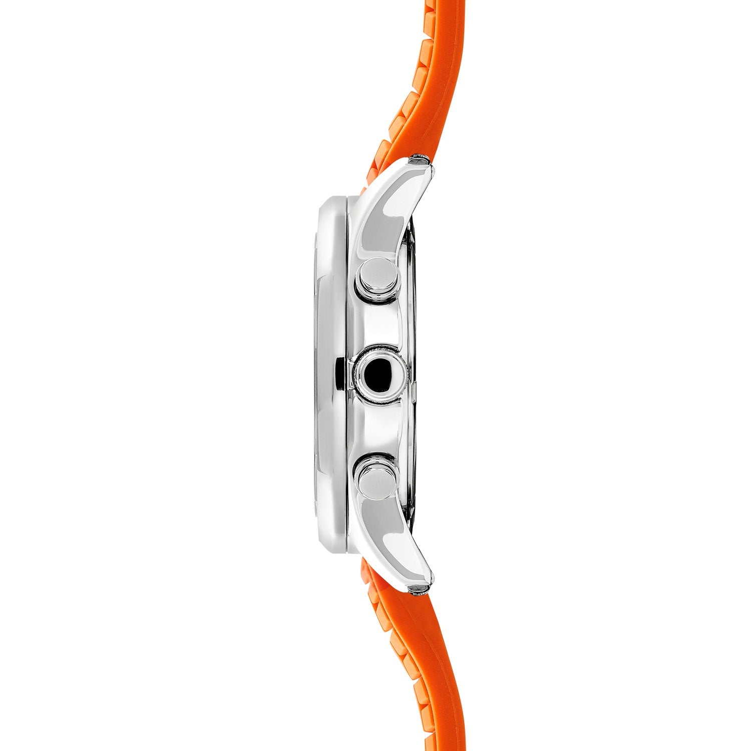 Sekonda Mens Octaire Black Dial Orange Rubber 40mm Watch