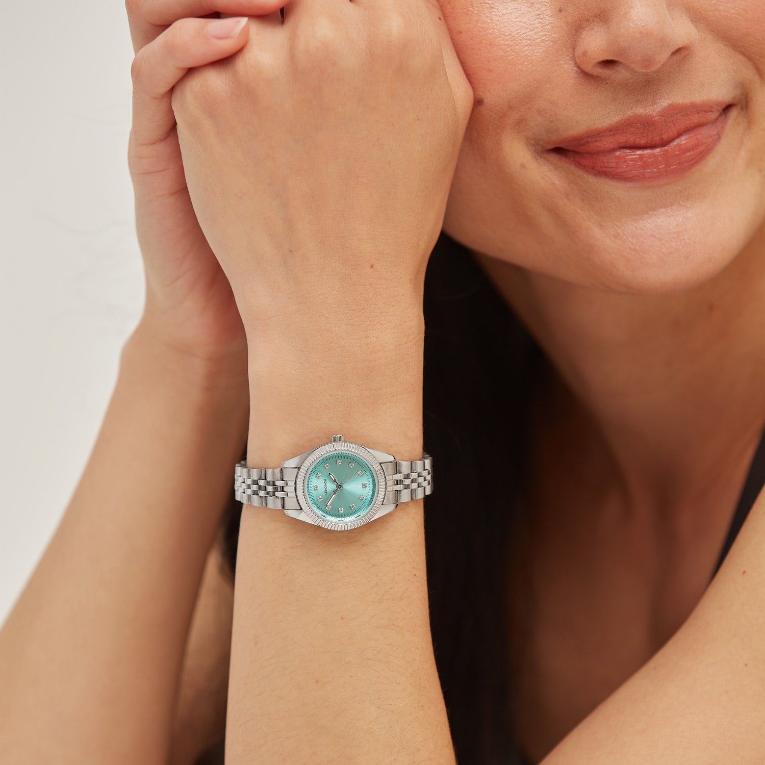 Sekonda Womens Francis Blue Dial Stainless Steel Bracelet 26mm Watch