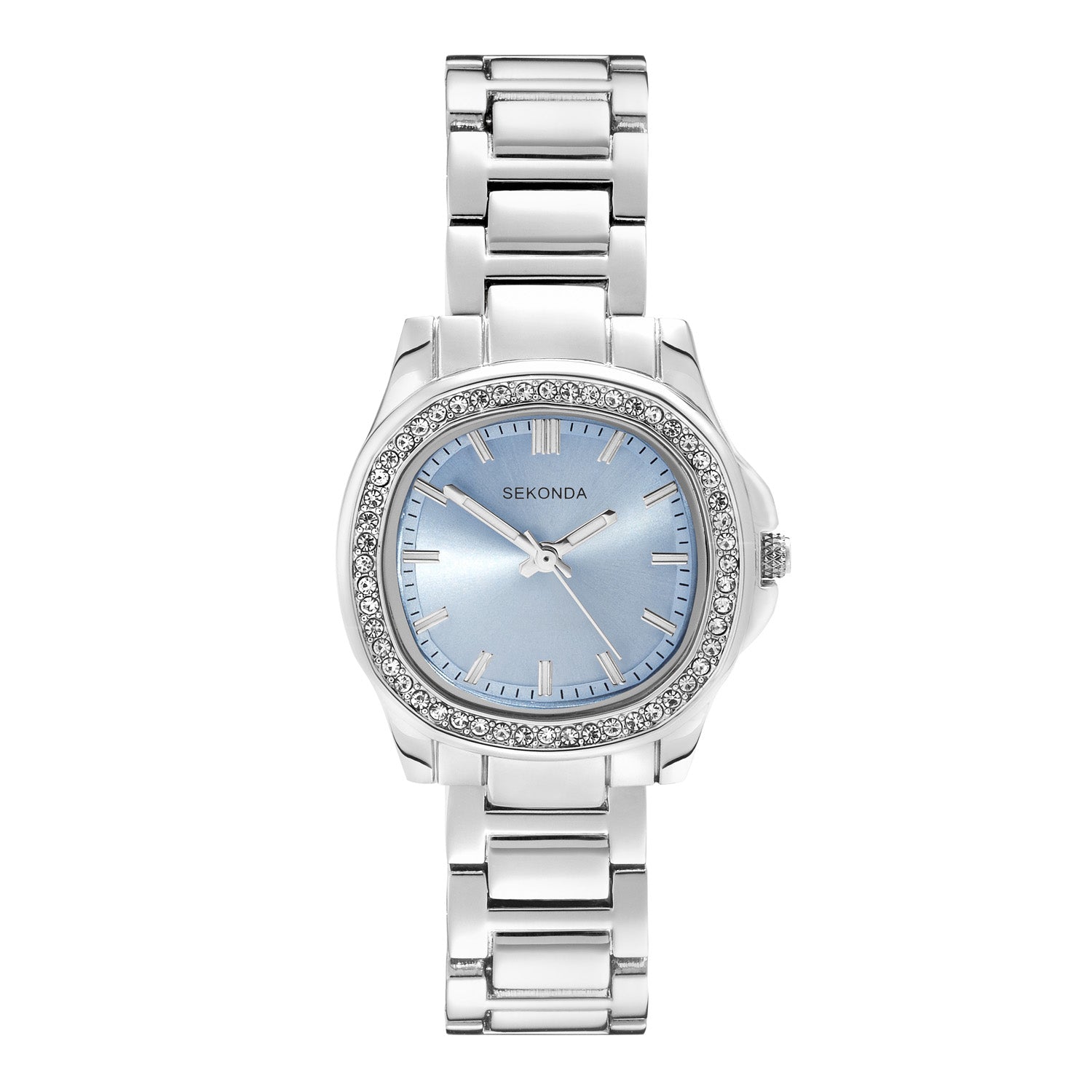 Sekonda Womens Octaire Blue Dial Stainless Steel Bracelet 30mm Watch