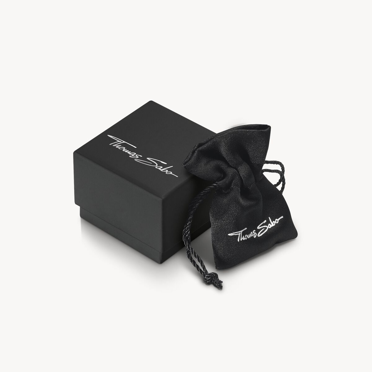 THOMAS SABO Skull Signet Ring With Black Zirconia