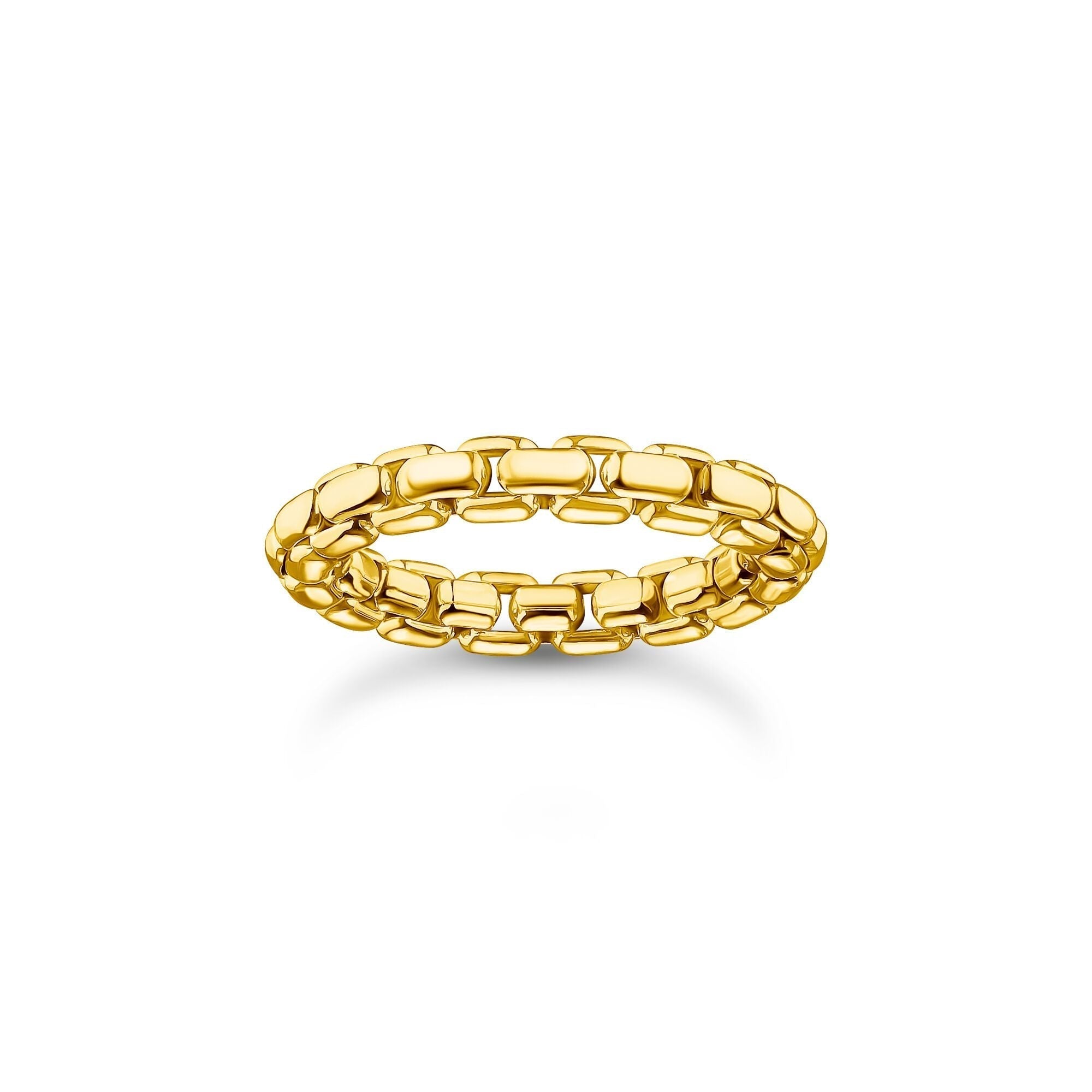 THOMAS SABO Box chain ring gold-plated