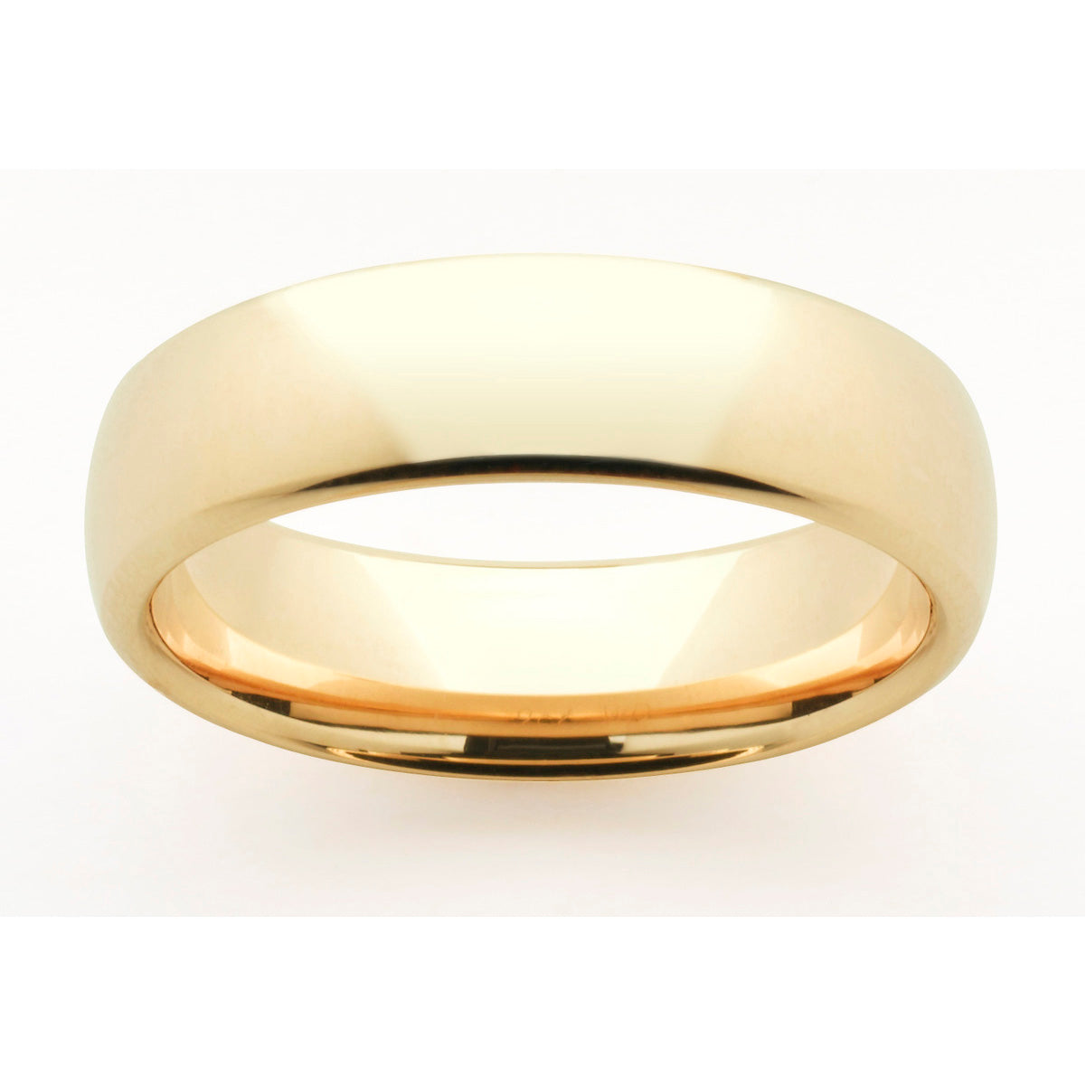 9ct Yellow Gold Ellipse Shape Ring