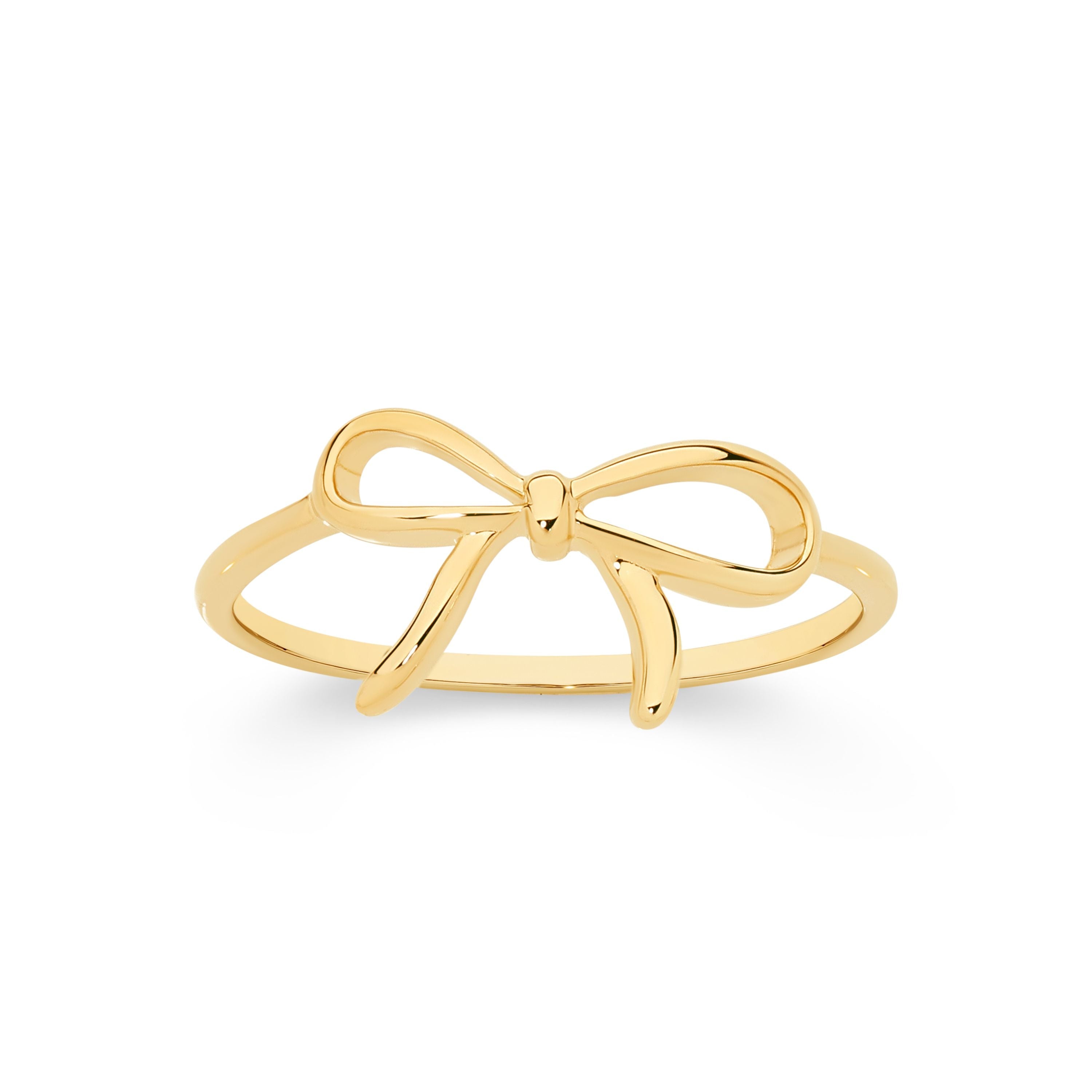9ct Yellow Gold Bow Ring