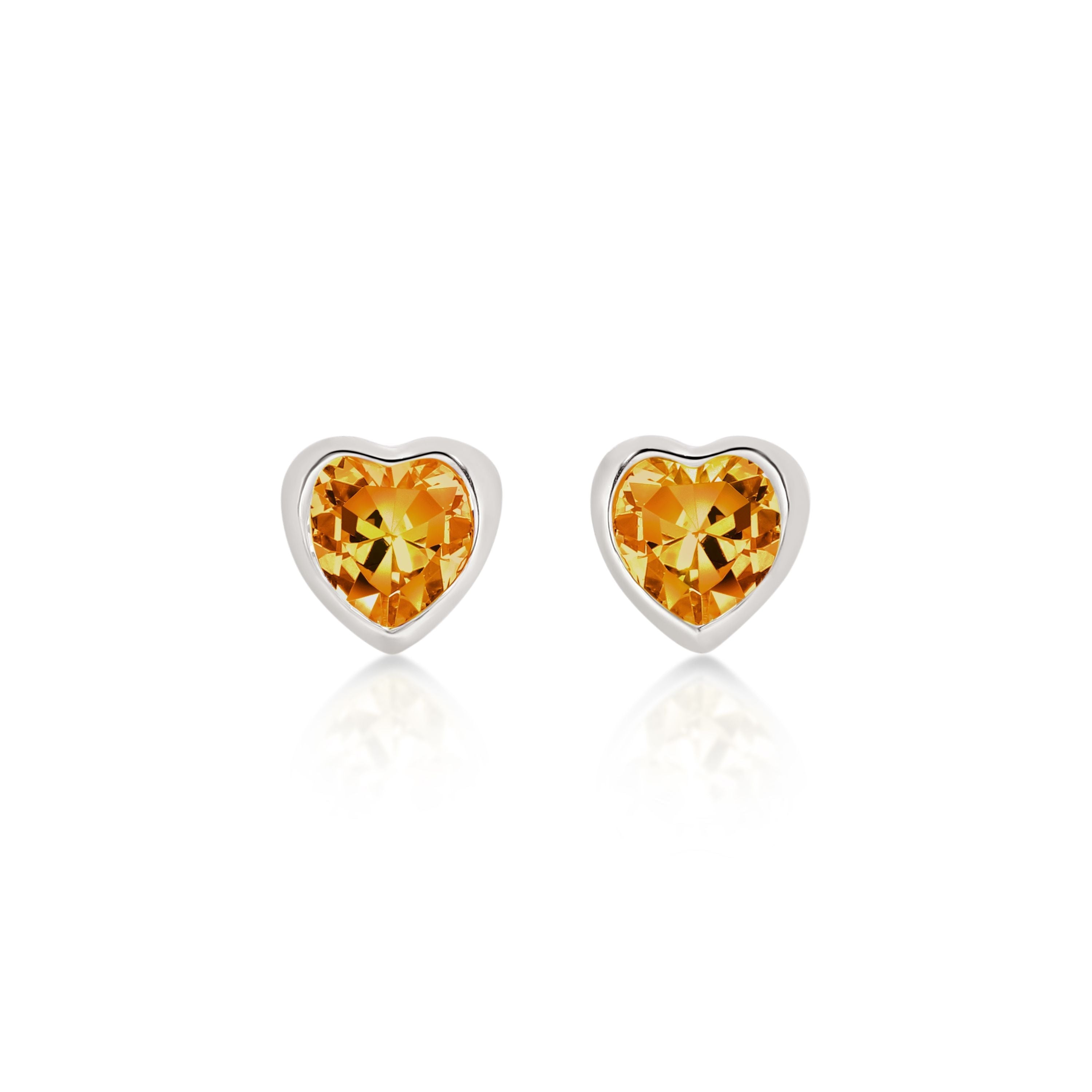 Silver NOVEMBER Birthstone Studs