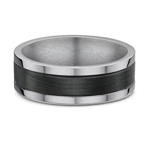 Titanium and Carbon Fibre Wedding Ring