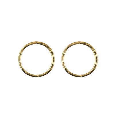 9ct Yellow Gold Small faceted gold sleepers